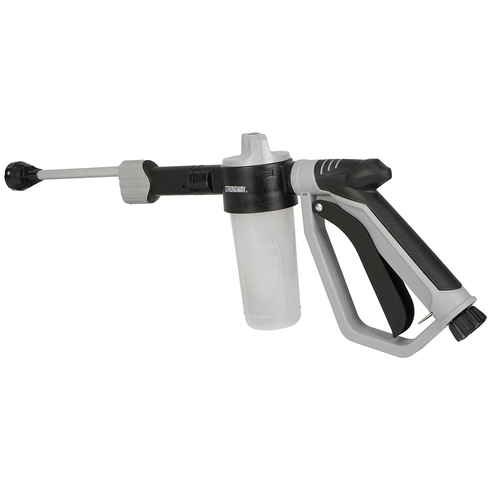 Strongway Spray Gun with Soap Reservoir, 3/4in. Connection, 60 PSI, Model# 202506002001